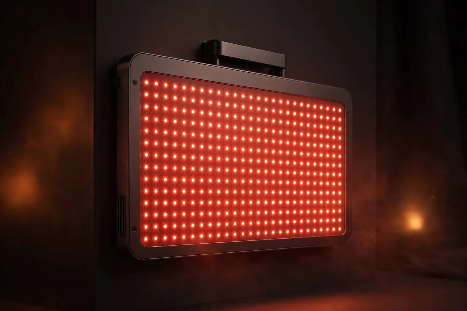 Red light therapy panel for home sauna