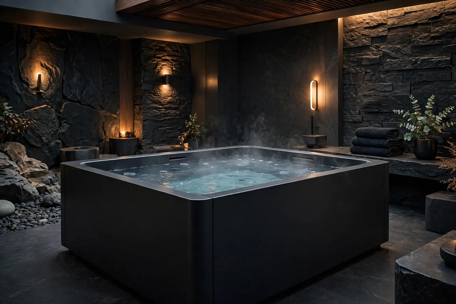 Cold plunge tub for home — Aura Plunge Solo hot and cold plunge